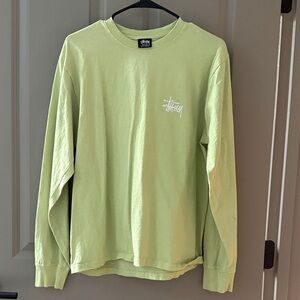 Stussy Light Green Long Sleeve Tee